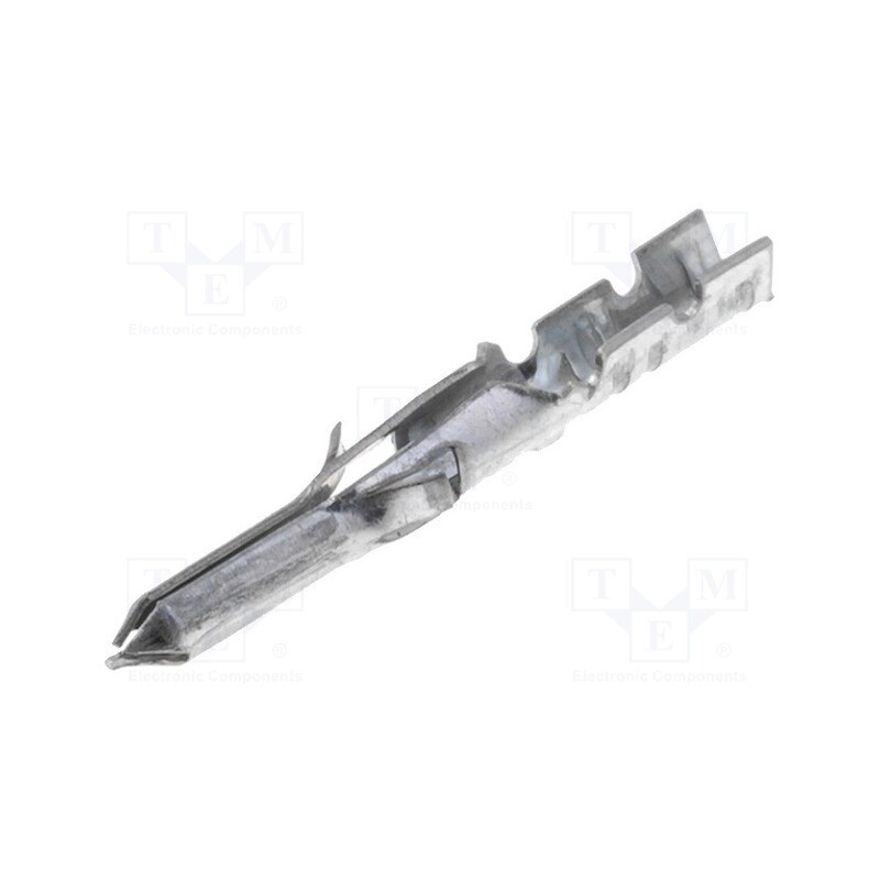 50 pcs : 02/06/2132 - Contact, male, tinned, 30AWG÷24AWG, Standard .062', bulk, 3.68mm