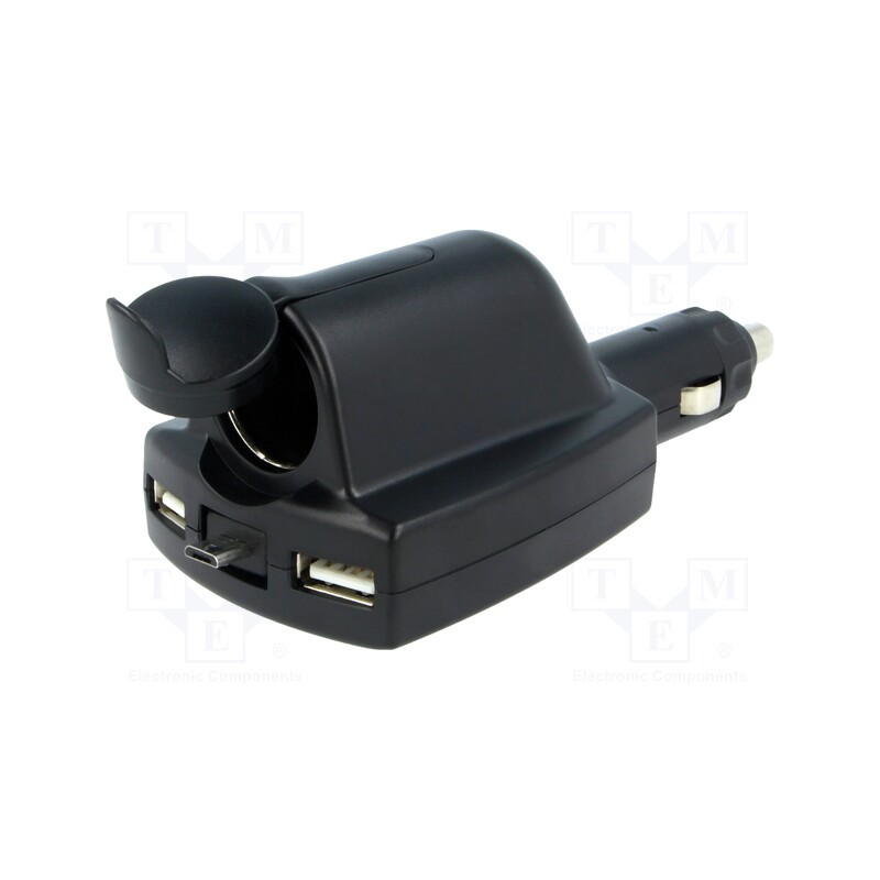 10 pcs : - Automotive power supply, Sup.volt: 12÷24VDC, 5V/2.5A,12V/6A