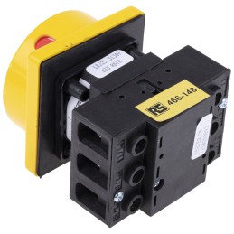 1 pcs - RS PRO 3P Pole Panel Mount Isolator Switch - 25A Maximum Current, 11kW Power Rating, IP65