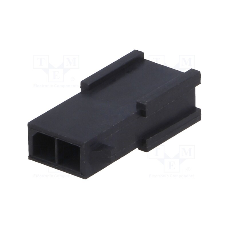 50 pcs : 10127717-02LF - Plug, wire-board, male, Minitek® Pwr 3.0, 3mm, PIN: 2, for cable, 5A