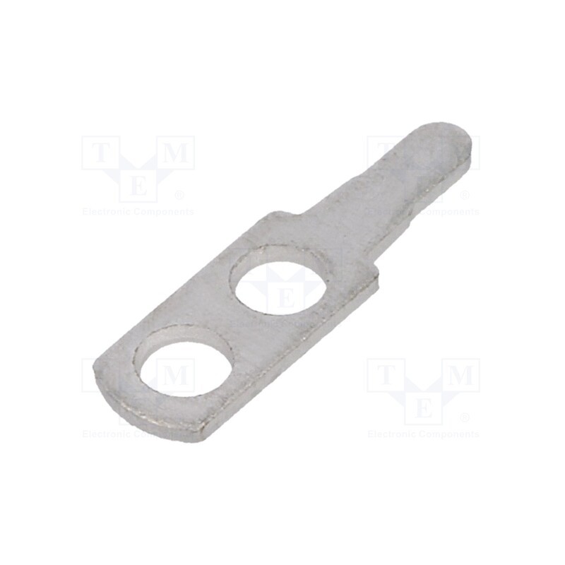 50 pcs : 1038 - Tip: solder lug, THT, brass, tinned