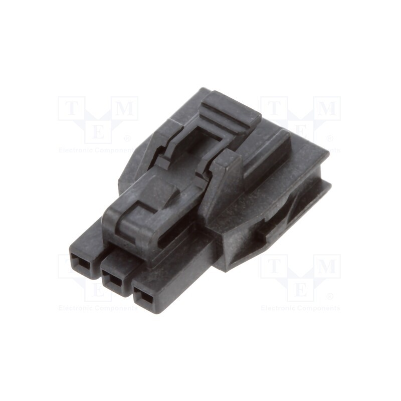 50 pcs : 1053071203 - NANO-FIT RCPT HSG SGL 3CKT TPA BLK