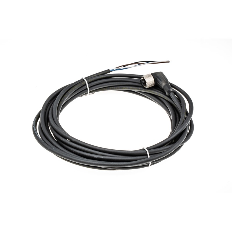 1 pcs - Telemecanique Sensors Right Angle Female 4 way M12 to Unterminated Sensor Actuator Cable, 5m