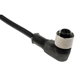 1 pcs - Telemecanique Sensors Right Angle Female 4 way M12 to Unterminated Sensor Actuator Cable, 5m