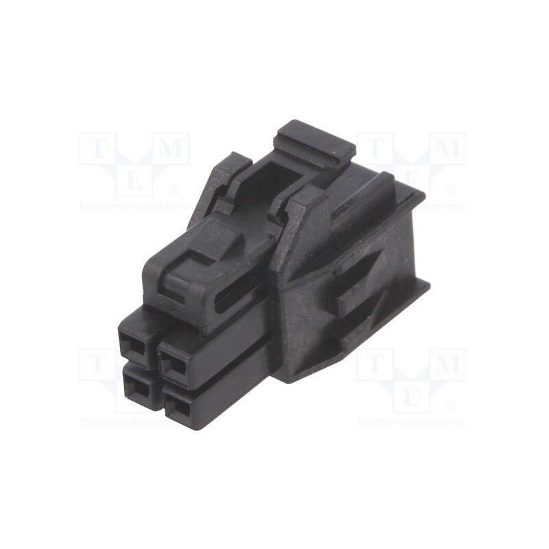 50 pcs : 1053081204 - NANO-FIT RCPT HSG DLR 4CKT TPA BLK
