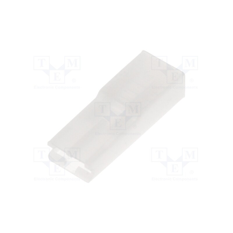 100 pcs : 109000W - Terminals cover, female, for push-on 6.3mm connectors, ways: 1