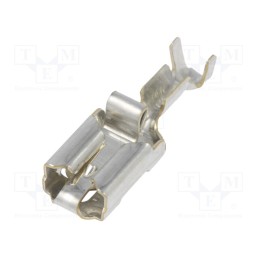 50 pcs : 1-160759-1 - Terminal: flat, 6.3mm, 0.8mm, female, 0.5÷1.5mm2, crimped, straight