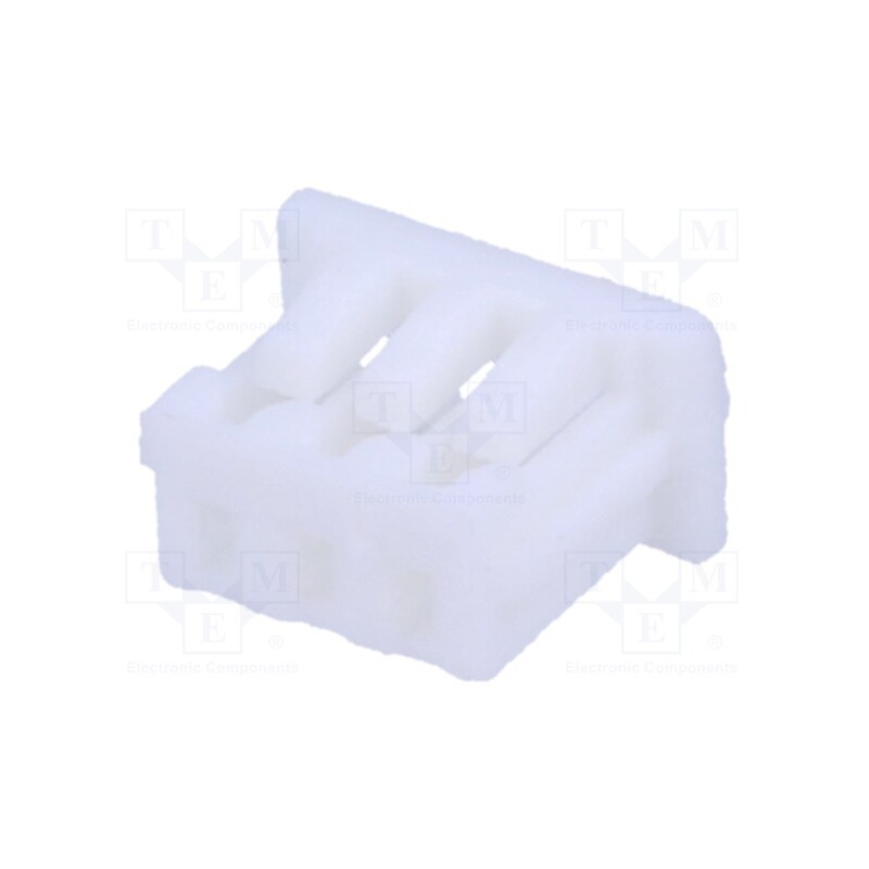 100 pcs : 125CH-A-03 - Plug, wire-board, female, 1.25mm, PIN: 3, w/o contacts, for cable