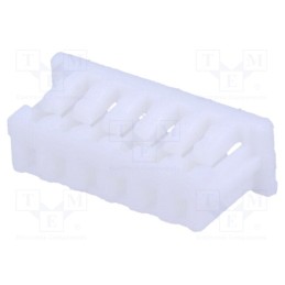 50 pcs : 125CH-A-06 - Plug, wire-board, female, 1.25mm, PIN: 6, w/o contacts, for cable