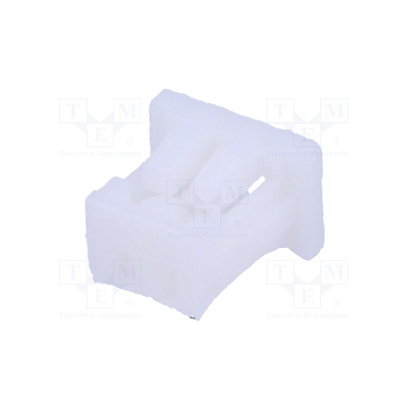 100 pcs : 125CH-B-02 - Plug, wire-board, female, 1.25mm, PIN: 2, w/o contacts, for cable