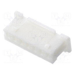 50 pcs : 125CH-B-07 - Plug, wire-board, female, 1.25mm, PIN: 7, w/o contacts, for cable