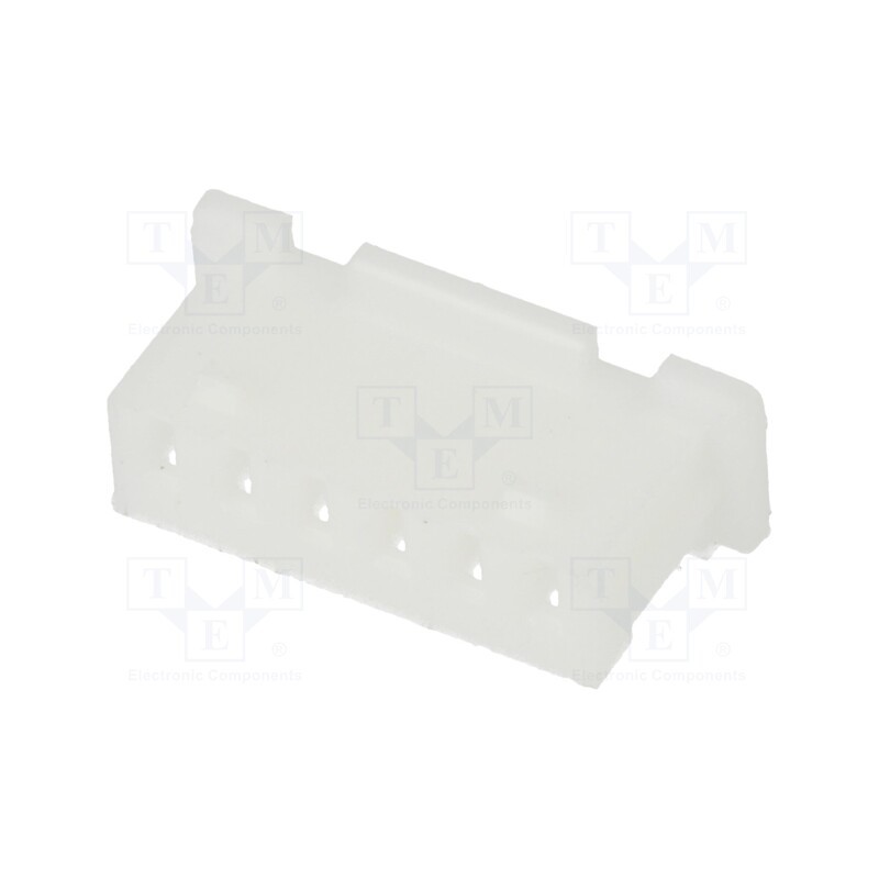 50 pcs : 125CH-B1-06-HF - Plug, wire-board, female, 1.25mm, PIN: 6, w/o contacts, for cable