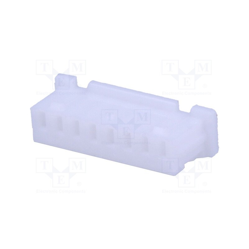 50 pcs : 125CH-B1-08-HF - Plug, wire-board, female, 1.25mm, PIN: 8, w/o contacts, for cable