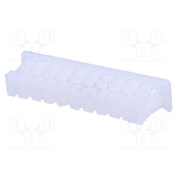 50 pcs : 125CH-B1-10-HF - Plug, wire-board, female, 1.25mm, PIN: 10, w/o contacts, for cable