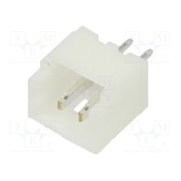 50 pcs : 125SH-B-02-TS - Socket, wire-board, male, 1.25mm, PIN: 2, THT, 125V, 1A, tinned