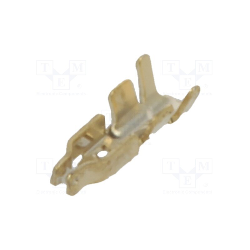 50 pcs : 12CTA4G-R - Contact, female, copper alloy, tinned, crimped, for cable, 1.2mm