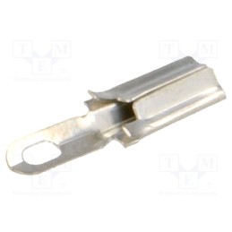 50 pcs : 1360.28 - Tip: socket for solder pin, soldering, for cable, tinned, bronze