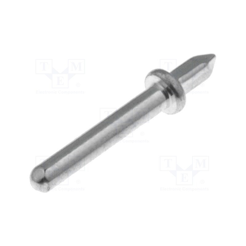 50 pcs : 1364A.68 - Tip: solder pin, THT, tinned, brass, Ø: 1mm, Overall len: 9.5mm