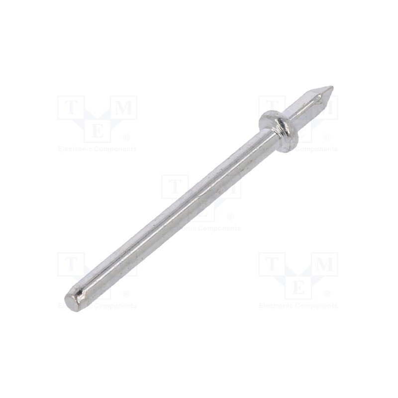 50 pcs : 1364D.68 - Tip: solder pin, THT, tinned, brass, Ø: 1mm, Overall len: 15.5mm