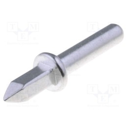 50 pcs : 1365.61 - Tip: solder pin, THT, silver plated, brass, Ø: 1.3mm