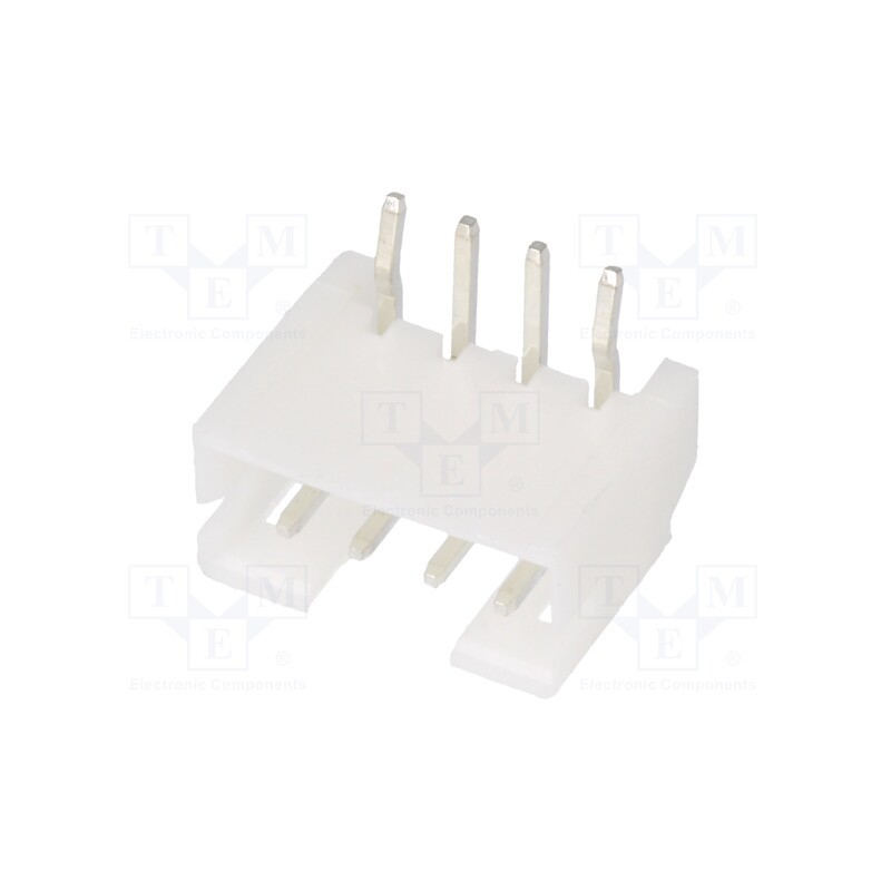 50 pcs : 140-504-415-000 - Socket, wire-board, male, 140, 2mm, PIN: 4, THT, 100V, 2A, tinned