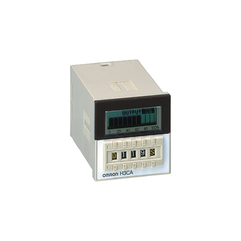 1 pcs - Omron H3CA Series DIN Rail, Panel Mount, Surface Mount Timer Relay, 12 - 240 V dc, 24 - 240V ac,