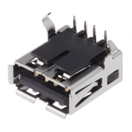 1 pcs - TE Connectivity Straight, Through Hole, Socket Type A USB Connector
