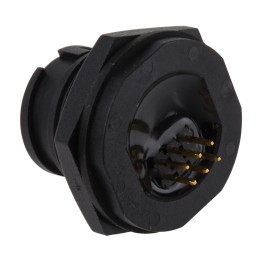 1 pcs - RS PRO Straight, Panel Mount, Socket Type Mini B IP67 USB Connector