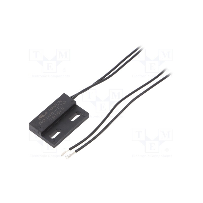 10 pcs : 59145-010 - Reed switch, Range: 13.5mm, Pswitch: 10W, 28.57x19.05x6.35mm, 0.5A