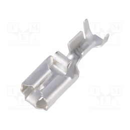 50 pcs : 154717-3 - Terminal: flat, 6.3mm, 0.8mm, female, 2.5÷4mm2, crimped, for cable