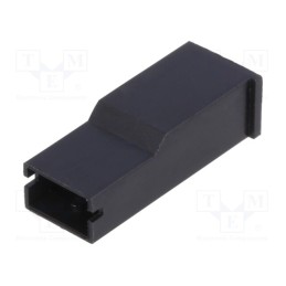 50 pcs : 154719 - Terminals cover, female, snap fastener, ways: 1, black