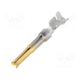 50 pcs : 166291-1 - Contact, female, copper alloy, gold-plated, 0.2÷0.56mm2, crimped
