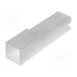 100 pcs : 16670W - Terminals cover, female, for push-on 2,8mm connectors, ways: 1