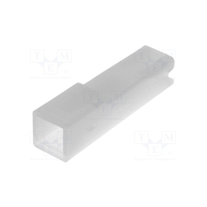 100 pcs : 16670W - Terminals cover, female, for push-on 2,8mm connectors, ways: 1