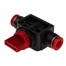 1 pcs - Norgren Flow Controller Pneumatic Manual Control Valve Pneufit C Series, Push In 6 mm, III B