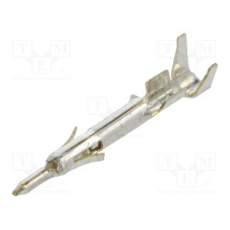 50 pcs : 170360-1 - Contact, male, brass, tinned, 0.3÷0.8mm2, 22AWG÷18AWG, crimped