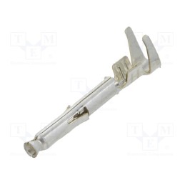 50 pcs : 170362-1 - Contact, female, brass, tinned, 0.3÷0.8mm2, 22AWG÷18AWG, reel, 7A