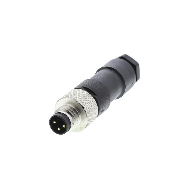 1 pcs - Molex Circular Connector, 3 Contacts, Cable Mount, M8 Connector, Socket, Male, IP65, IP67, Nano-Change Series
