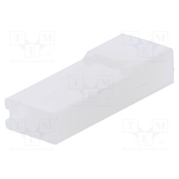 50 pcs : 1-735075-0 - Terminals cover, female, for push-on 6.3mm connectors, ways: 1