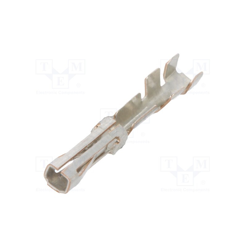 50 pcs : 182207-2 - Contact, female, phosphor bronze, tinned, 0.05÷0.09mm2, bulk,bag