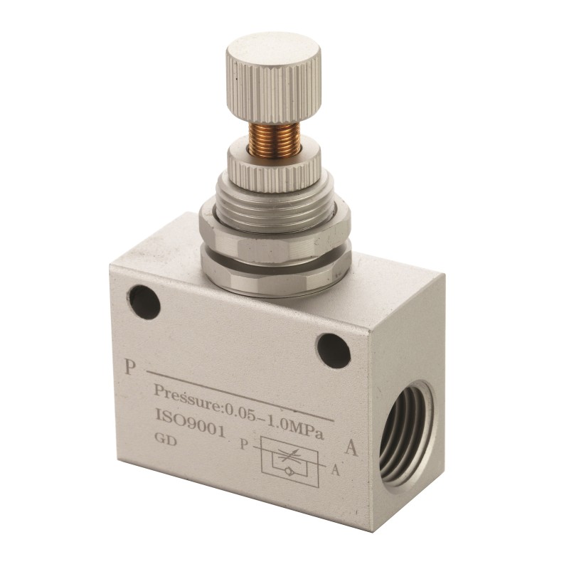 1 pcs - RS PRO QSC Series Threaded Flow Controller, 1/8 in Female Inlet Port