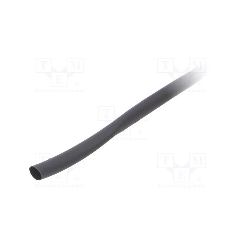 10 m : GBS048BNE - Heat shrink sleeve, glueless, 2: 1, 4.8mm, polyolefine, reel