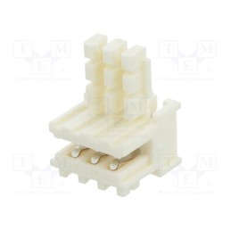 50 pcs : 1-966194-3 - Plug, card edge, PIN: 3, IDC, for cable, 2.5mm, 0.35mm2, Layout: 1x3