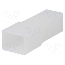 50 pcs : 200.010W - Terminals cover, male, for push-on 6.3mm connectors with lock