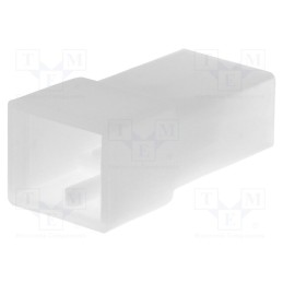 50 pcs : 200.020W - Terminals cover, male, for push-on 6.3mm connectors with lock