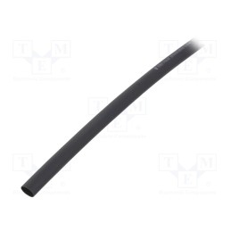 10 pcs : GBS064SNE - Heat shrink sleeve, glueless, 2: 1, 6.4mm, L: 1m, polyolefine