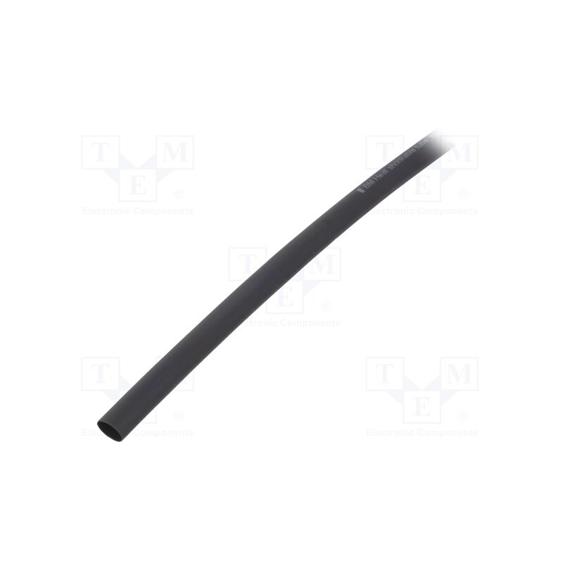 10 pcs : GBS064SNE - Heat shrink sleeve, glueless, 2: 1, 6.4mm, L: 1m, polyolefine