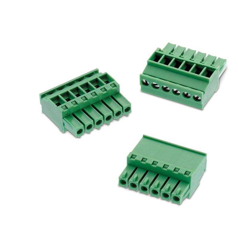 2 pcs - Wurth Elektronik 3.5mm Pitch 5 Way Horizontal Pluggable Terminal Block, Plug, Cable Mount, Screw Termination