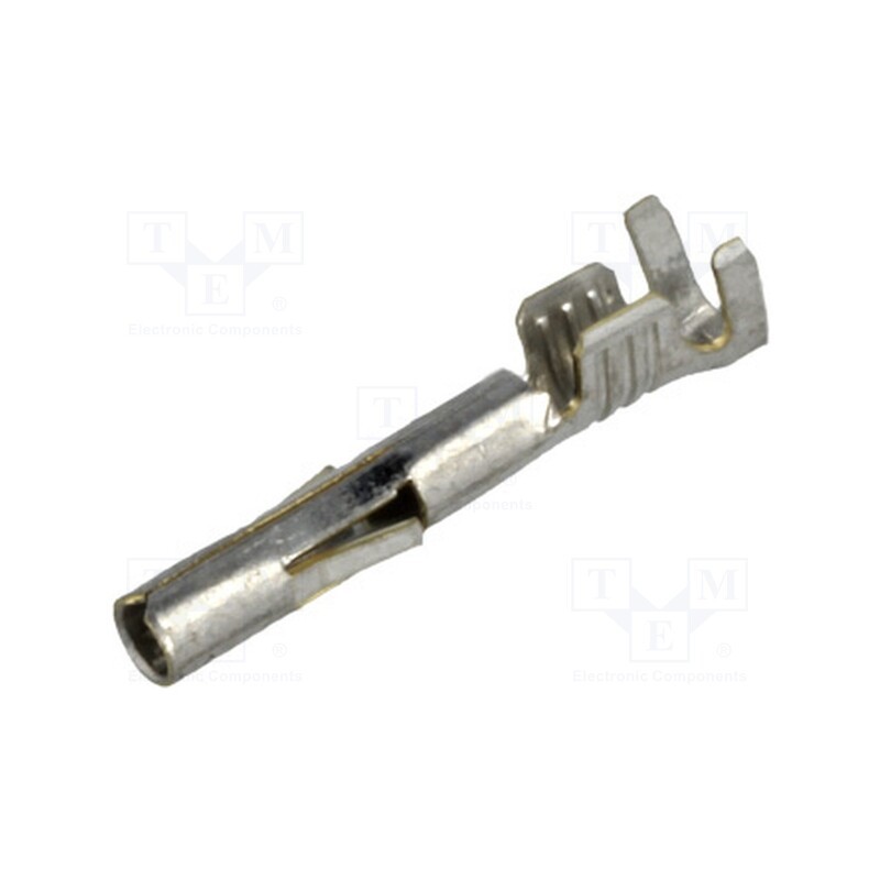 50 pcs : 2081002 - Contact, female, tinned, 0.5÷2.5mm2, 20AWG÷14AWG, MLX, bulk, 6.35mm