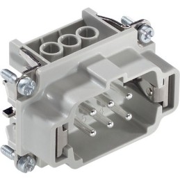 1 pcs - Epic Contact Heavy Duty Power Connector Module, 16A, Female, H-BE Series, 6 Contacts